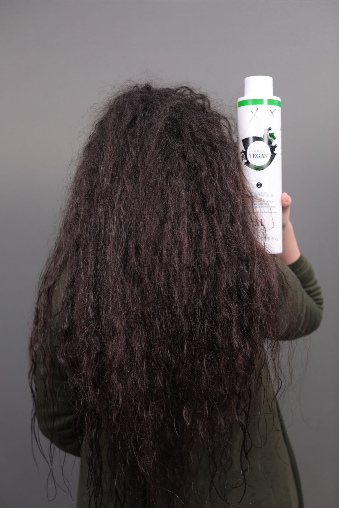 cheveux avant le lissage vegan miracle vegan